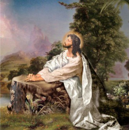 Jesus orando